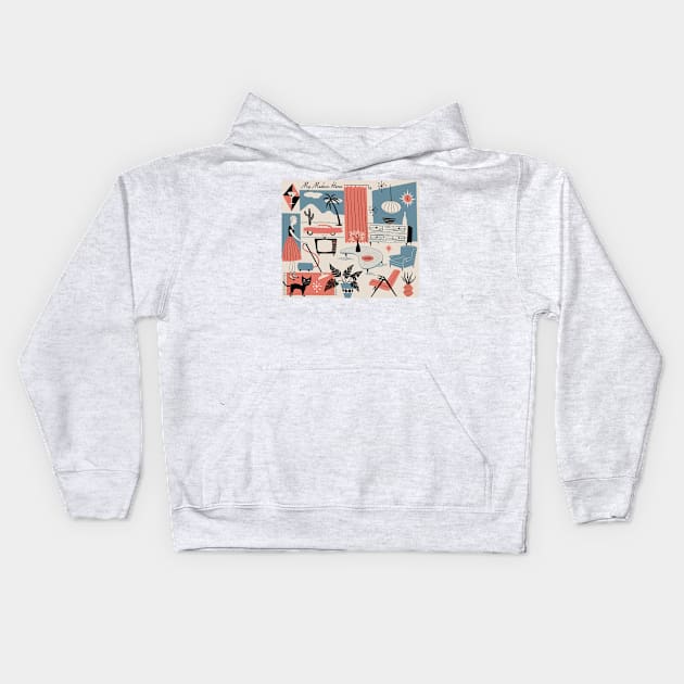 My Modern Home Kids Hoodie by Ruby Ritz